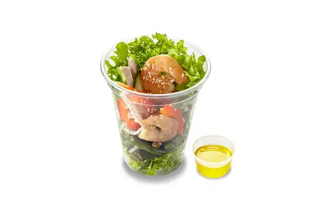 Фит Салат Креветка и стручковая фасоль